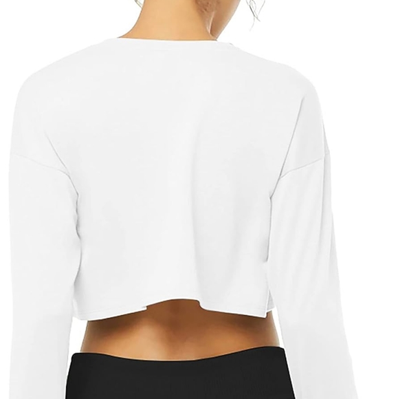 Long Sleeve Crop Top in Women's M - Picture 3 of 14